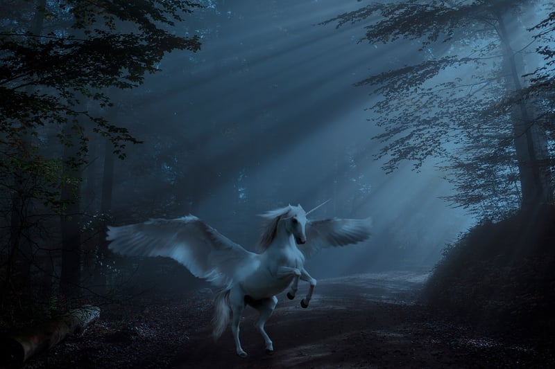 Unicorn in the garden